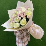 Букет из 7 роз 60см