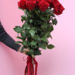 Букет из 15 роз 1м