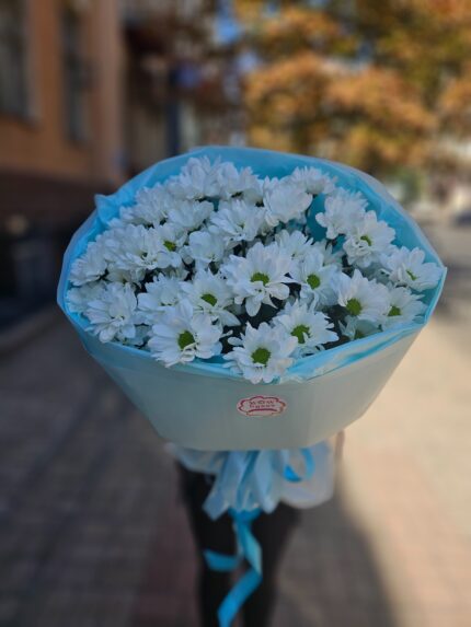 Букет из 15 розовых роз в фоамиране
