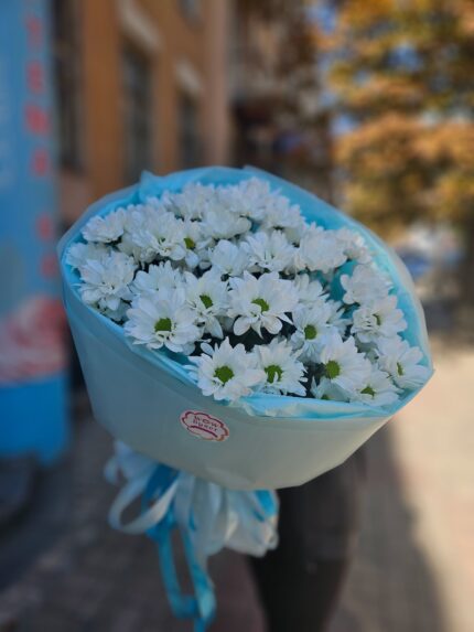 Букет из 15 розовых роз в фоамиране