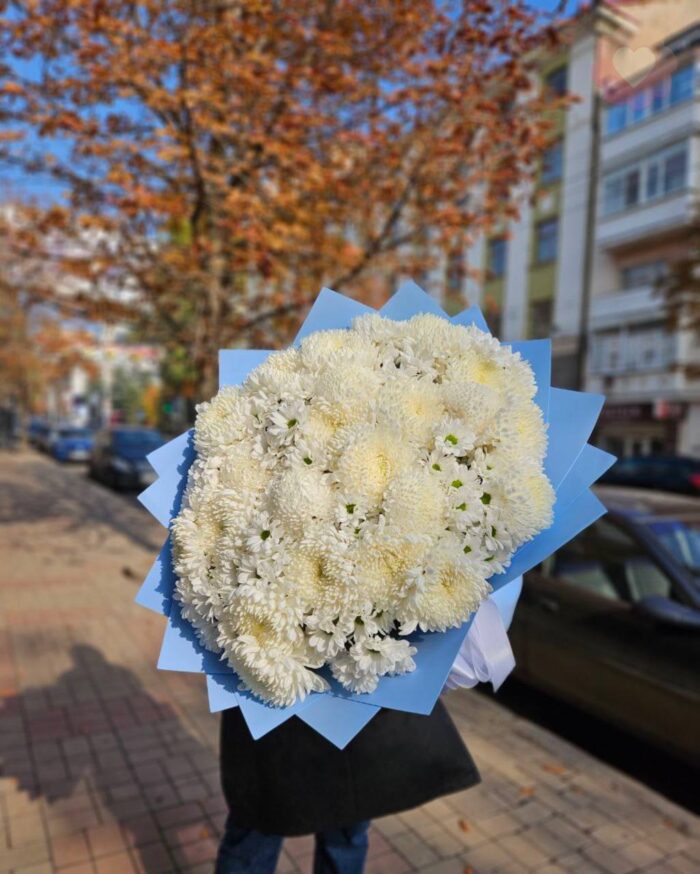 Букет из хризантем микс